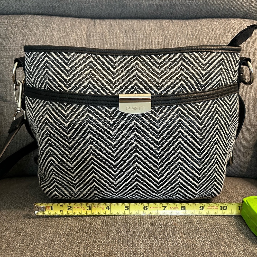Rosetti Woven Chevron Pattern Bag - image 7